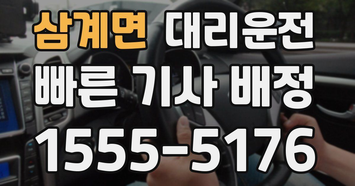 일일대리기사