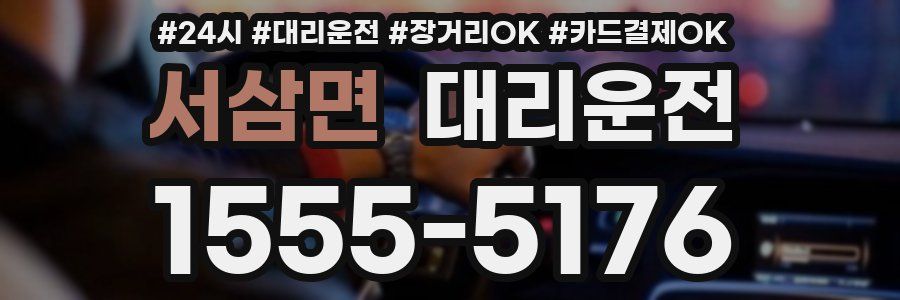 서삼면 대리운전