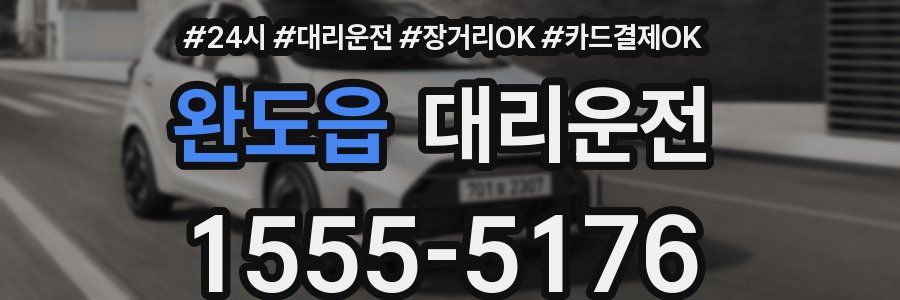 완도읍 대리운전