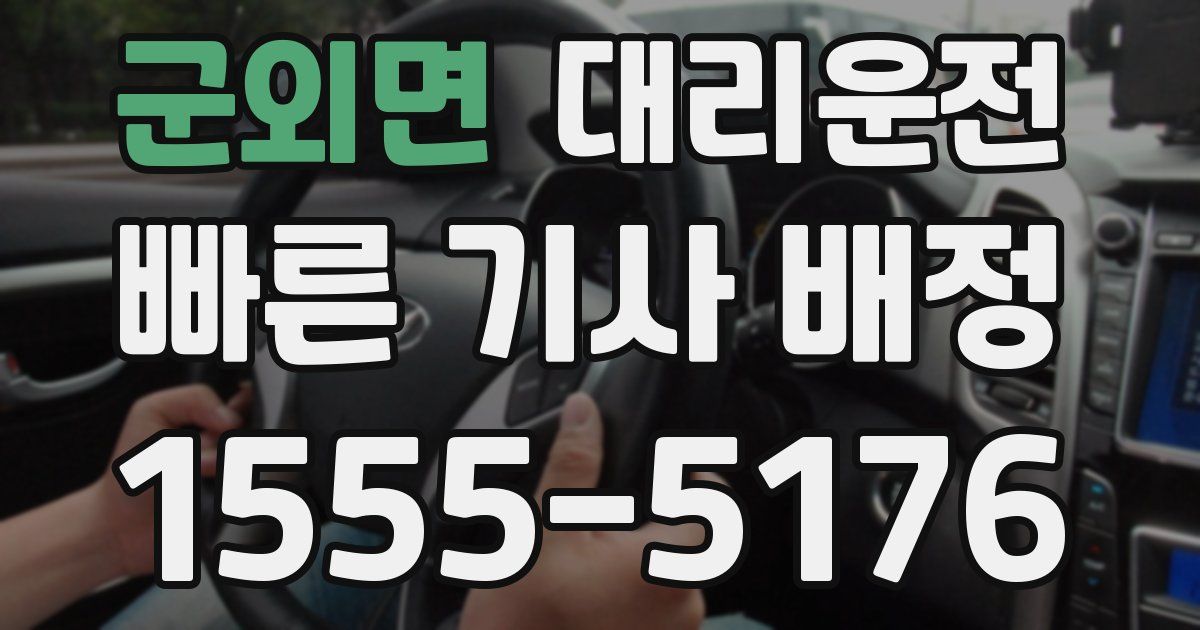 일일대리기사