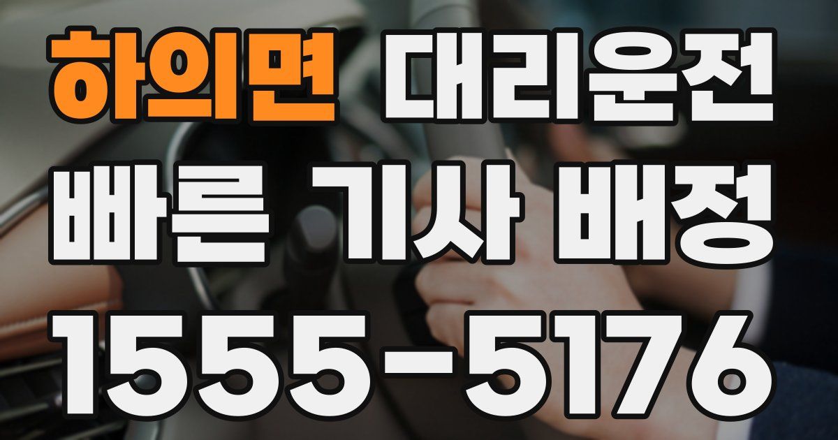 일일대리기사