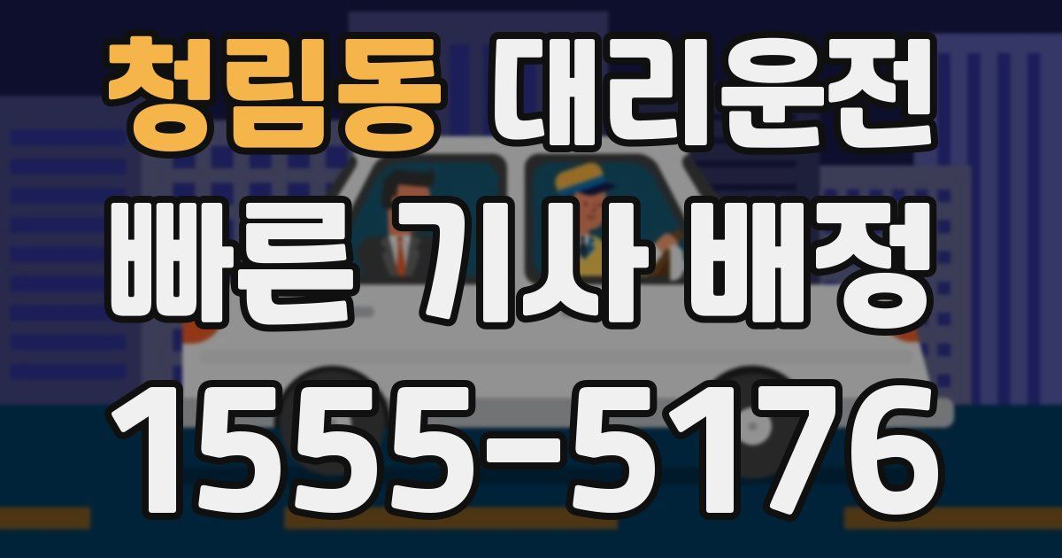 일일대리기사