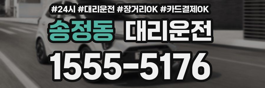 송정동 대리운전