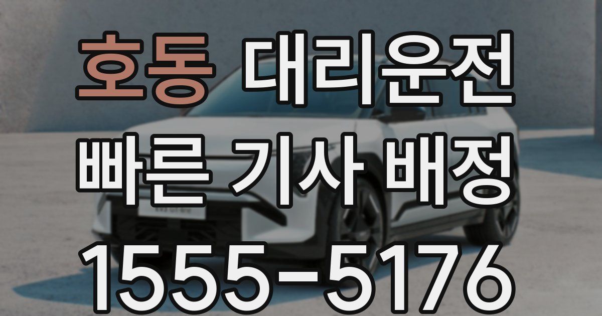 일일대리기사