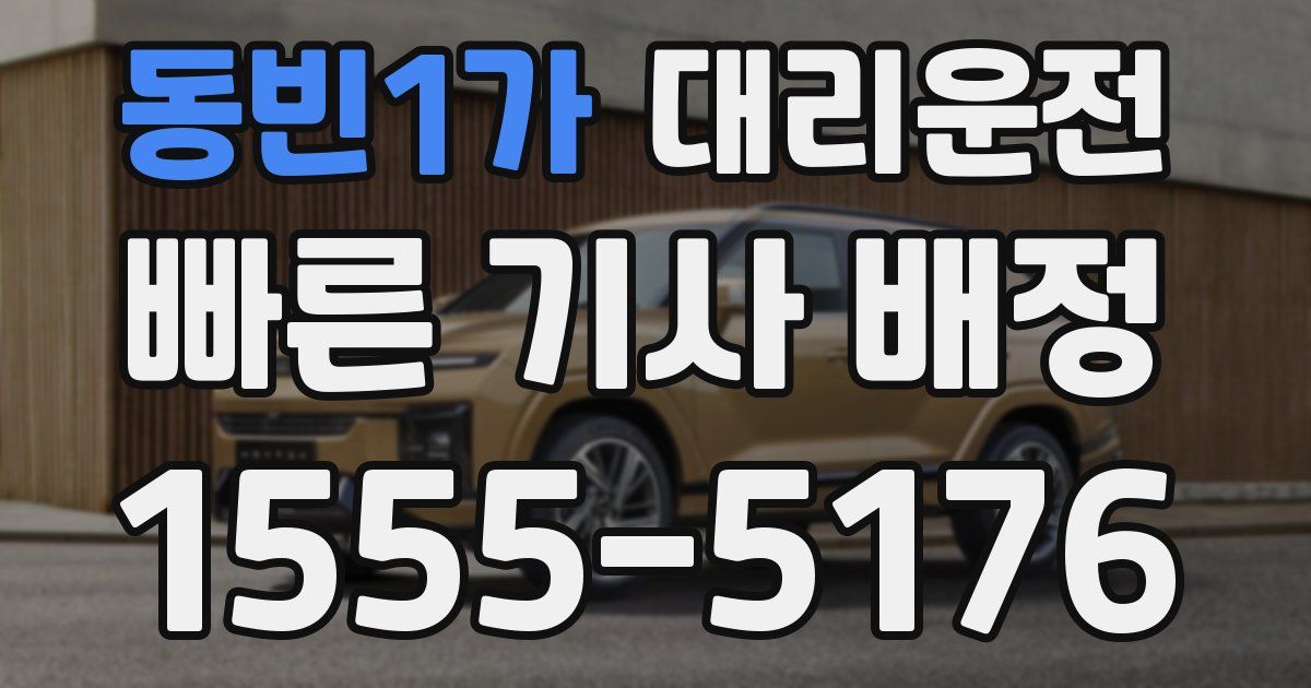 일일대리기사