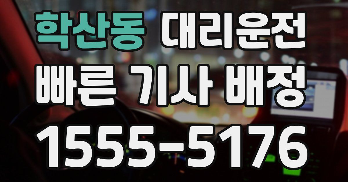 일일대리기사