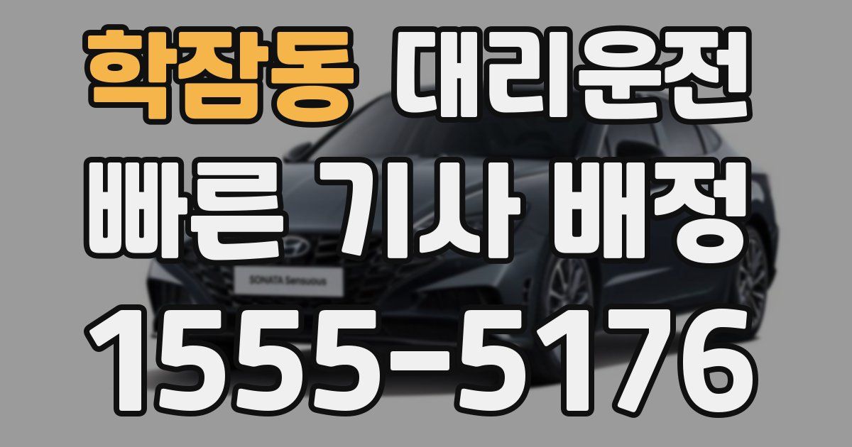 일일대리기사