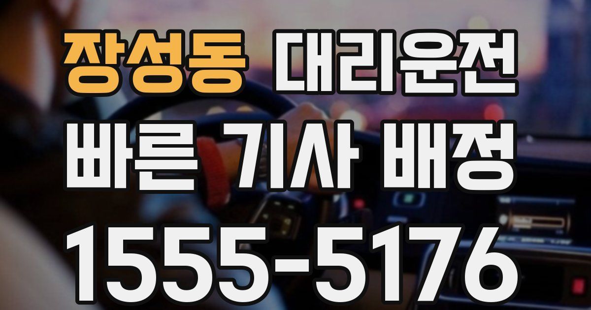 일일대리기사