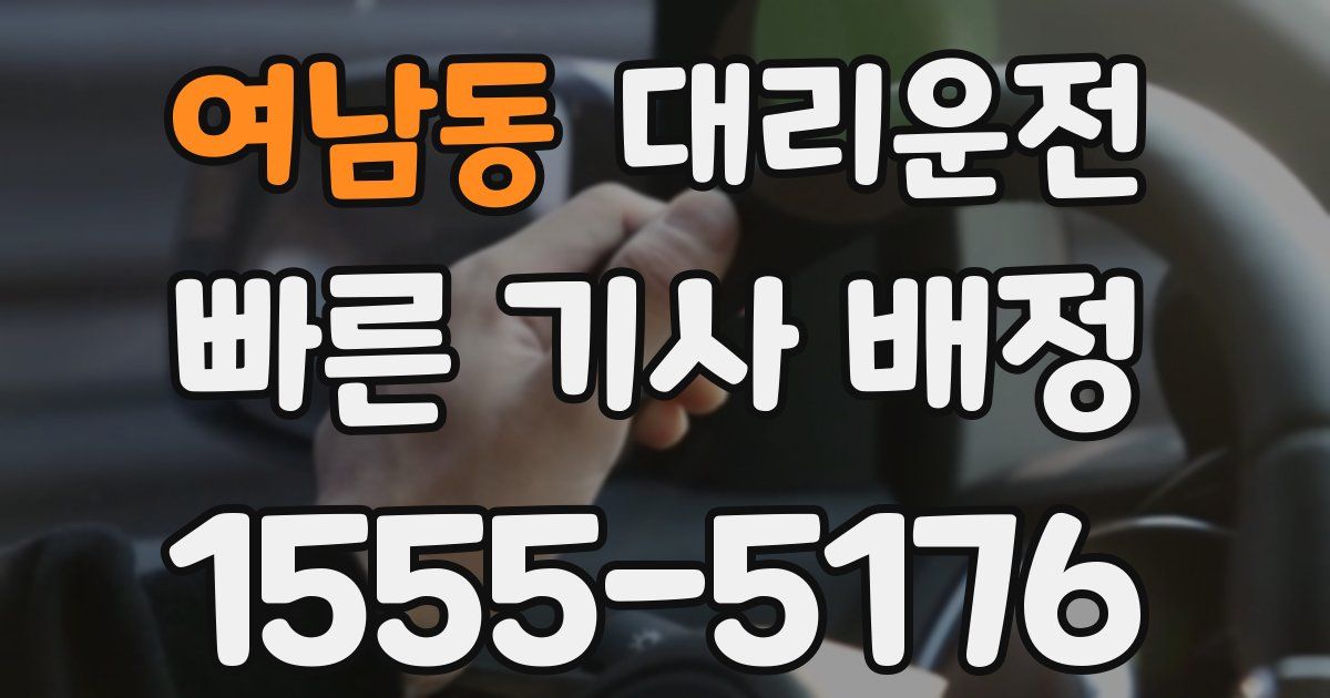 일일대리기사