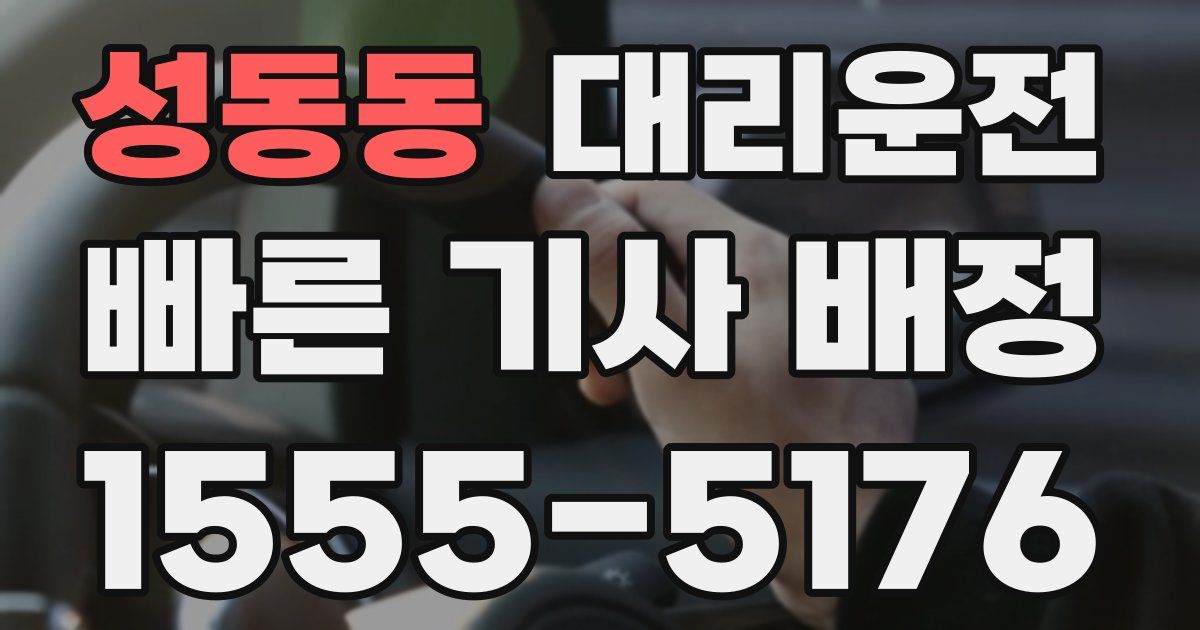 일일대리기사