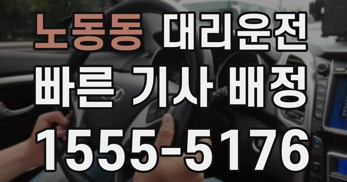 일일대리기사