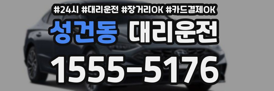 성건동 대리운전