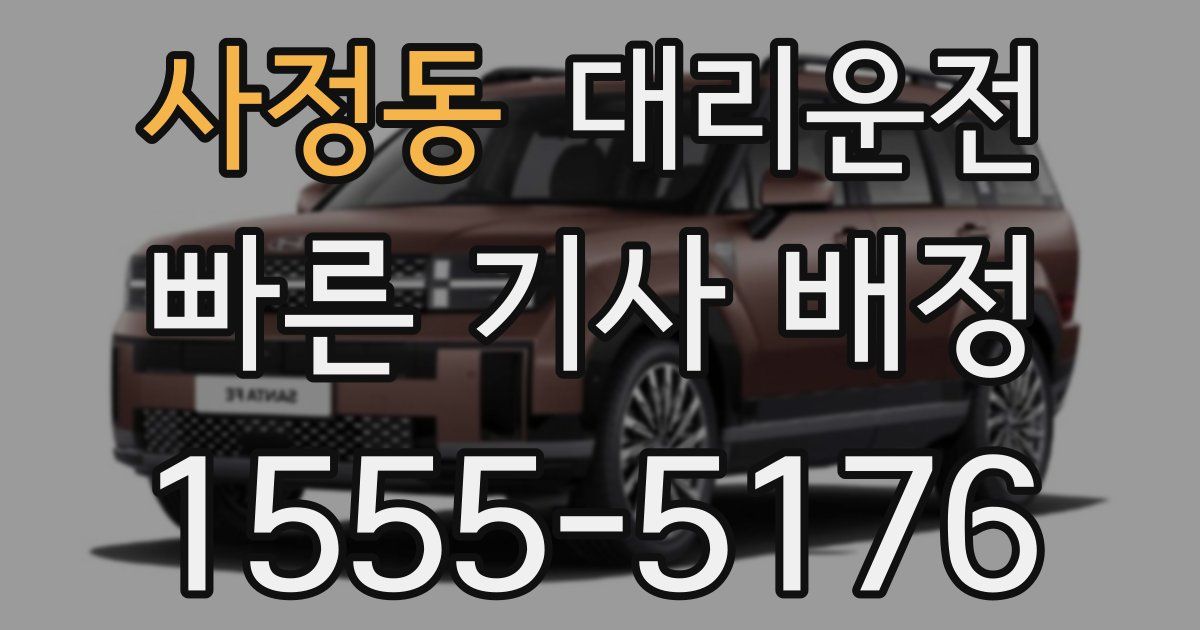 일일대리기사