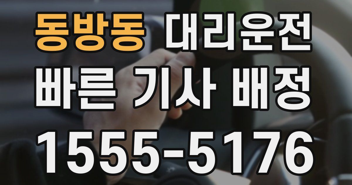일일대리기사