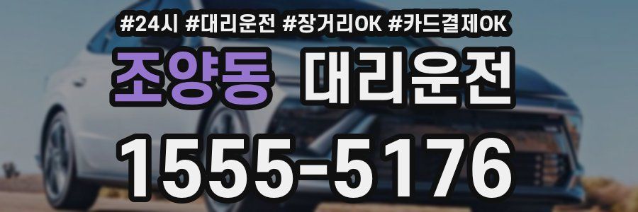 조양동 대리운전