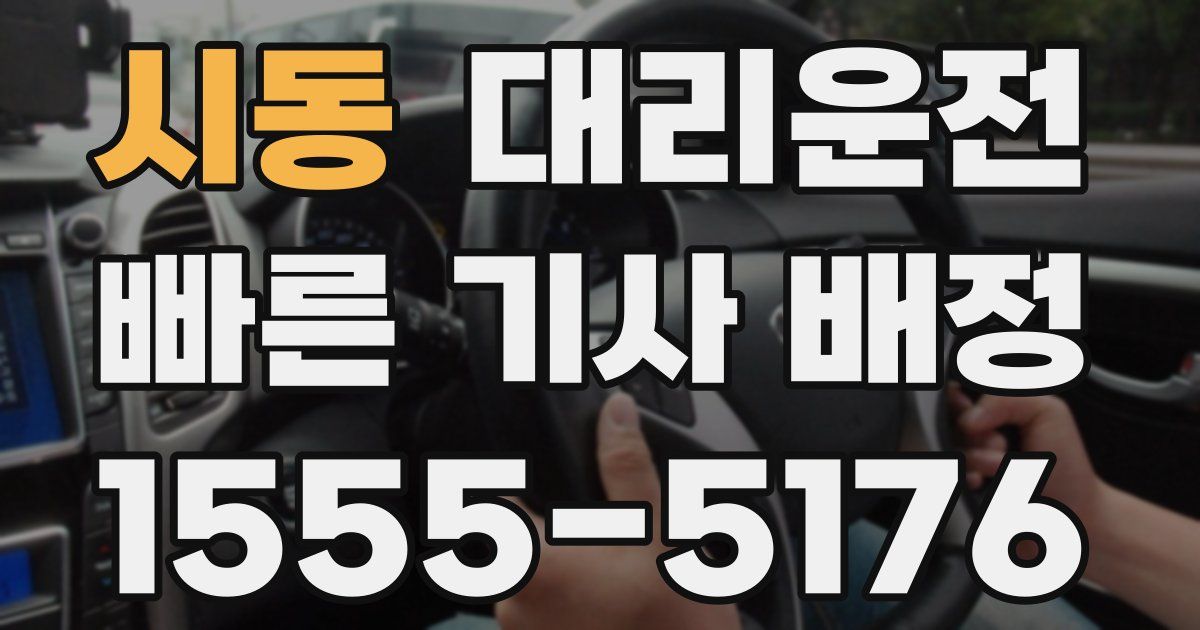 일일대리기사