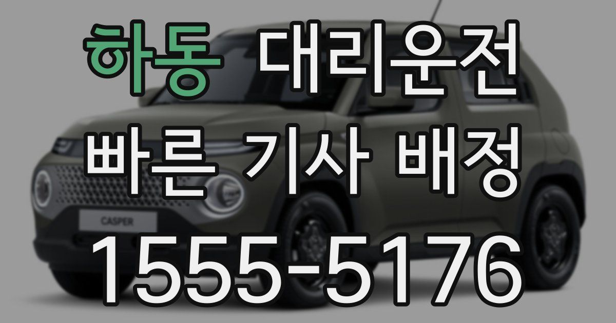 일일대리기사