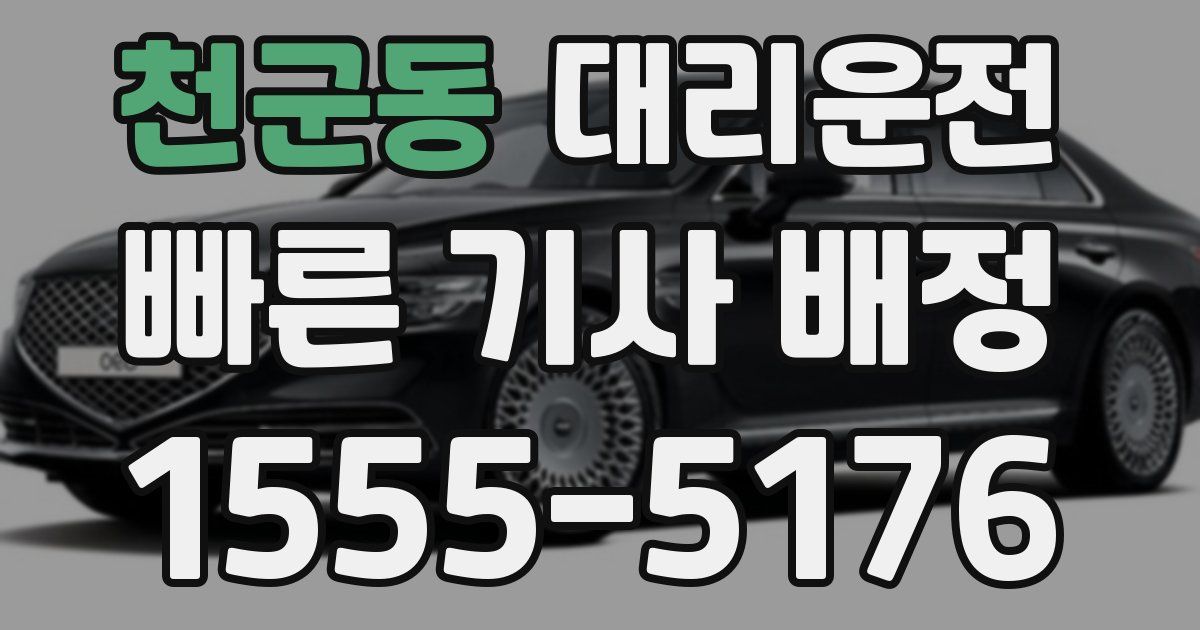 일일대리기사