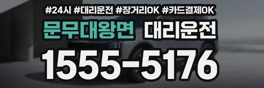 문무대왕면 대리운전