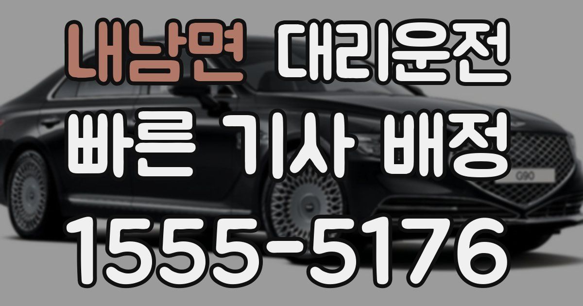 일일대리기사