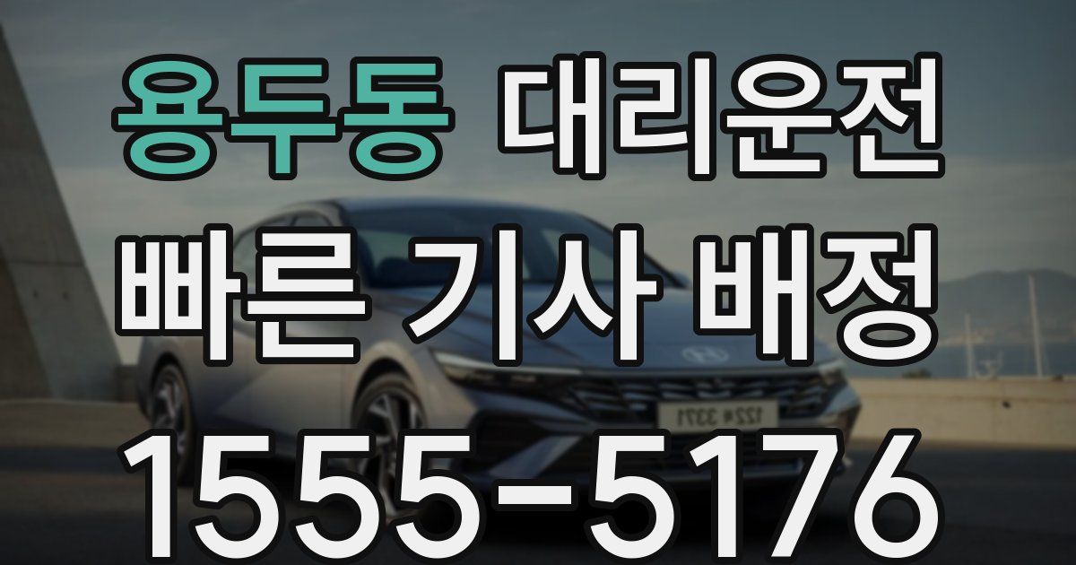 일일대리기사