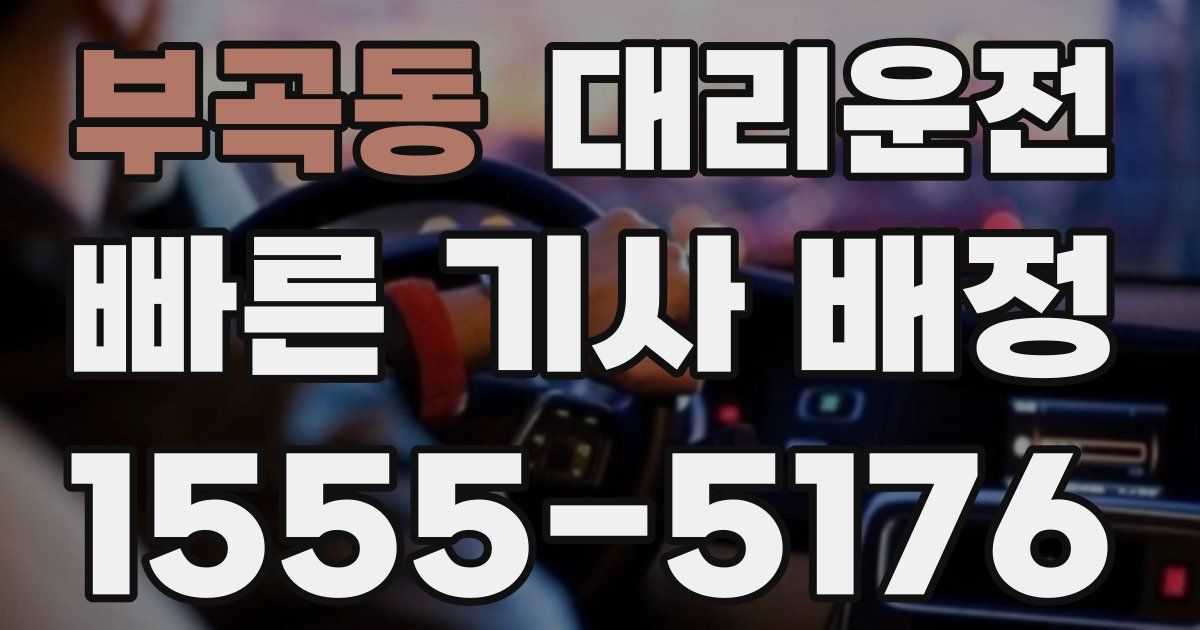 일일대리기사