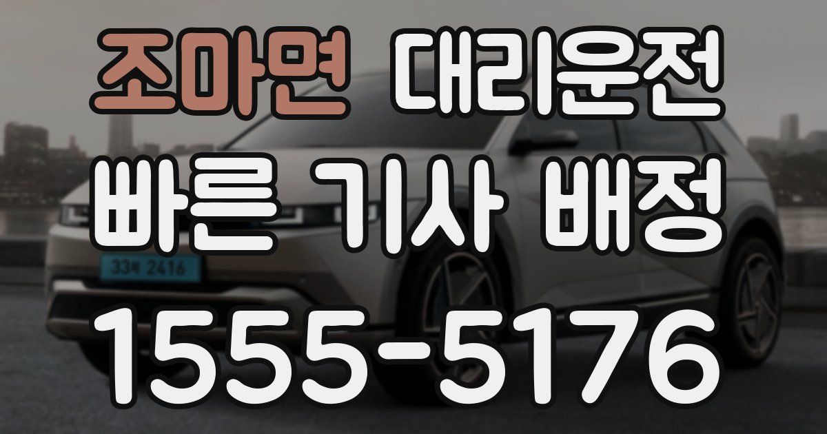 일일대리기사