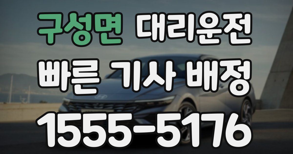 일일대리기사