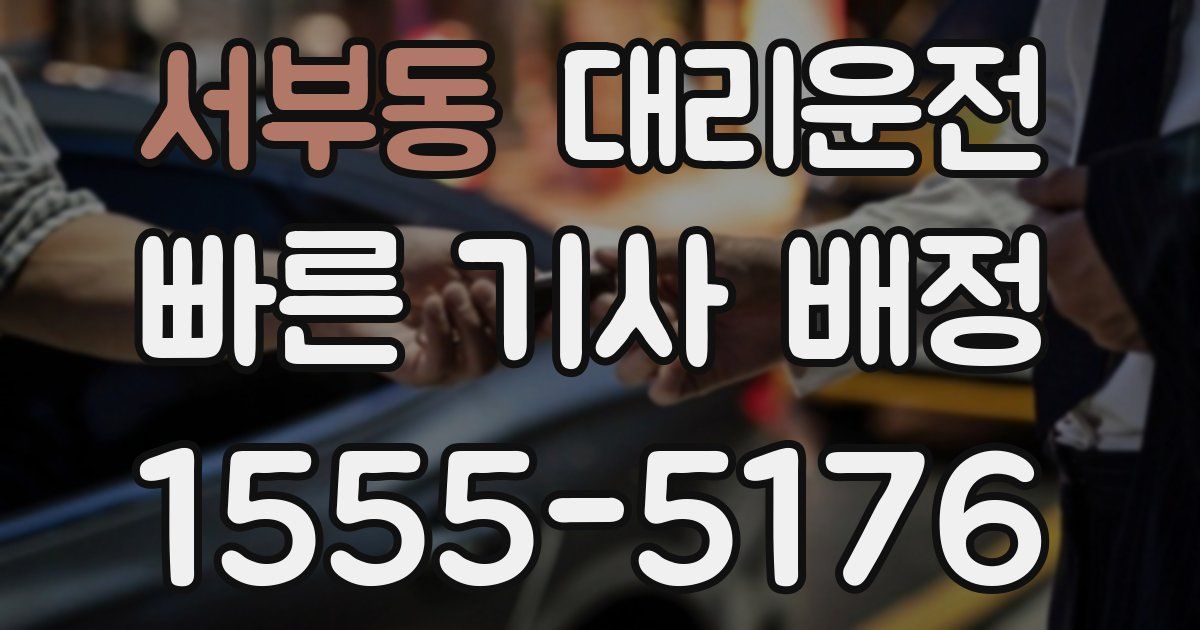 일일대리기사