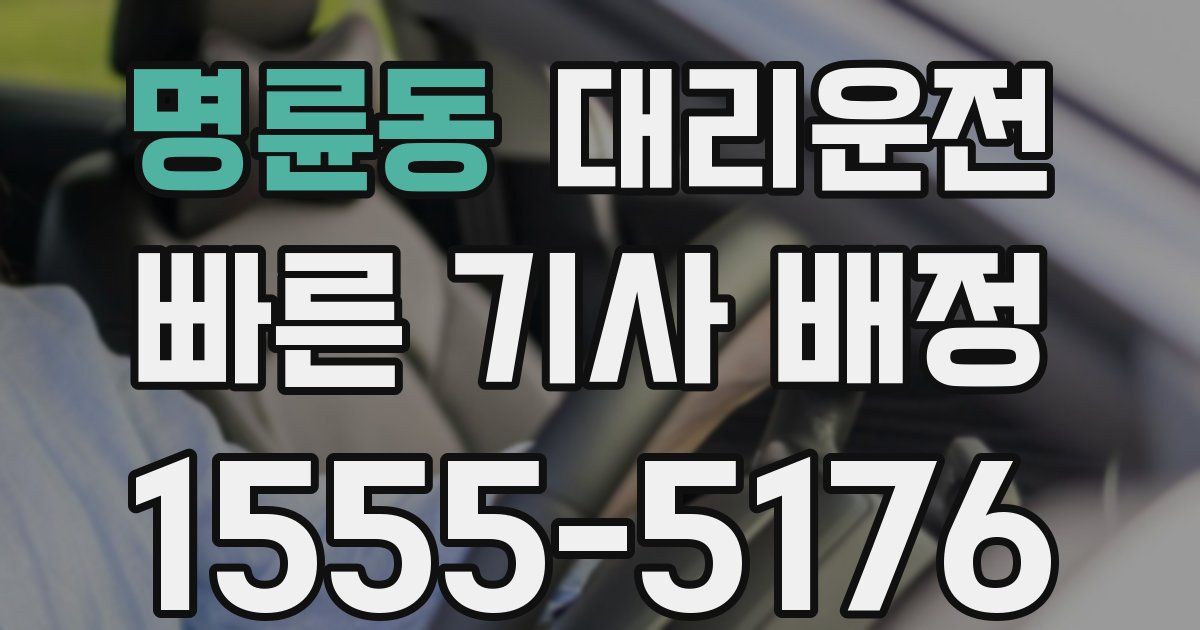 일일대리기사