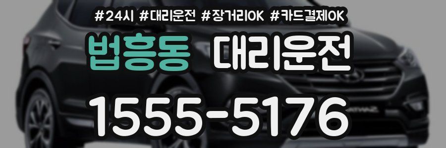 법흥동 대리운전