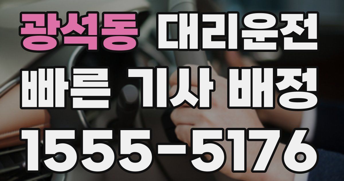 일일대리기사