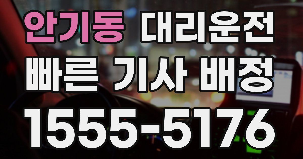 일일대리기사