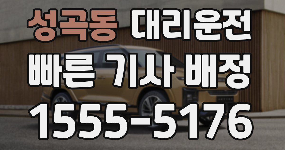 일일대리기사