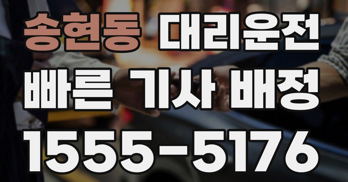 일일대리기사