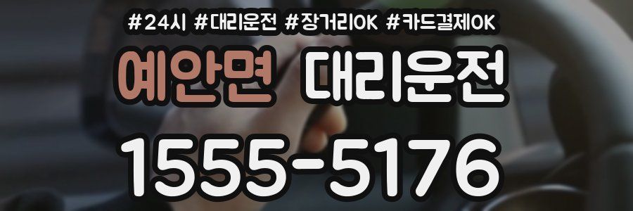 예안면 대리운전