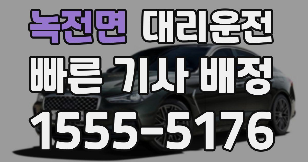 일일대리기사