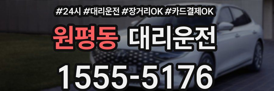원평동 대리운전