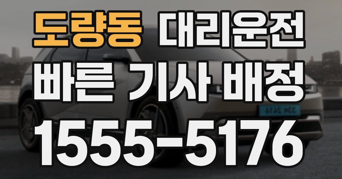일일대리기사