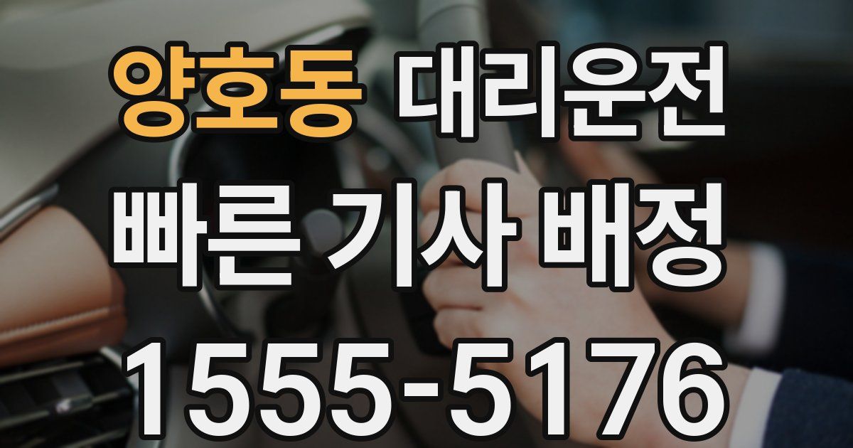 일일대리기사