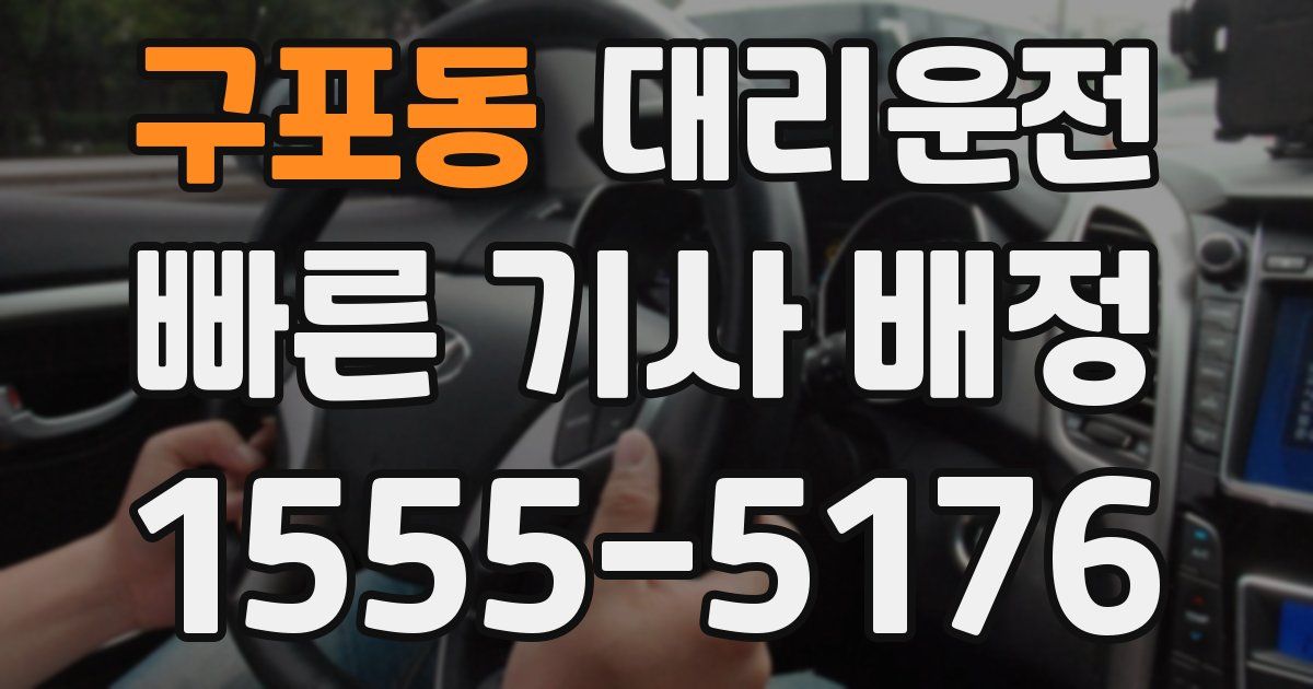 일일대리기사