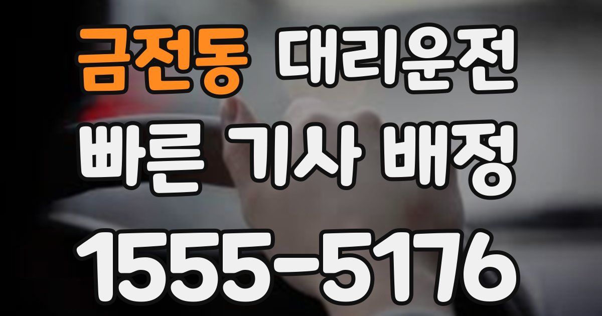 일일대리기사