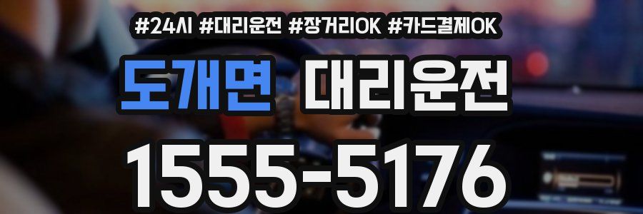 도개면 대리운전