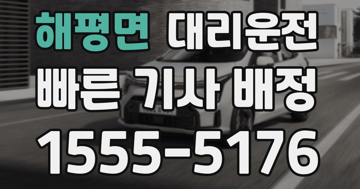일일대리기사