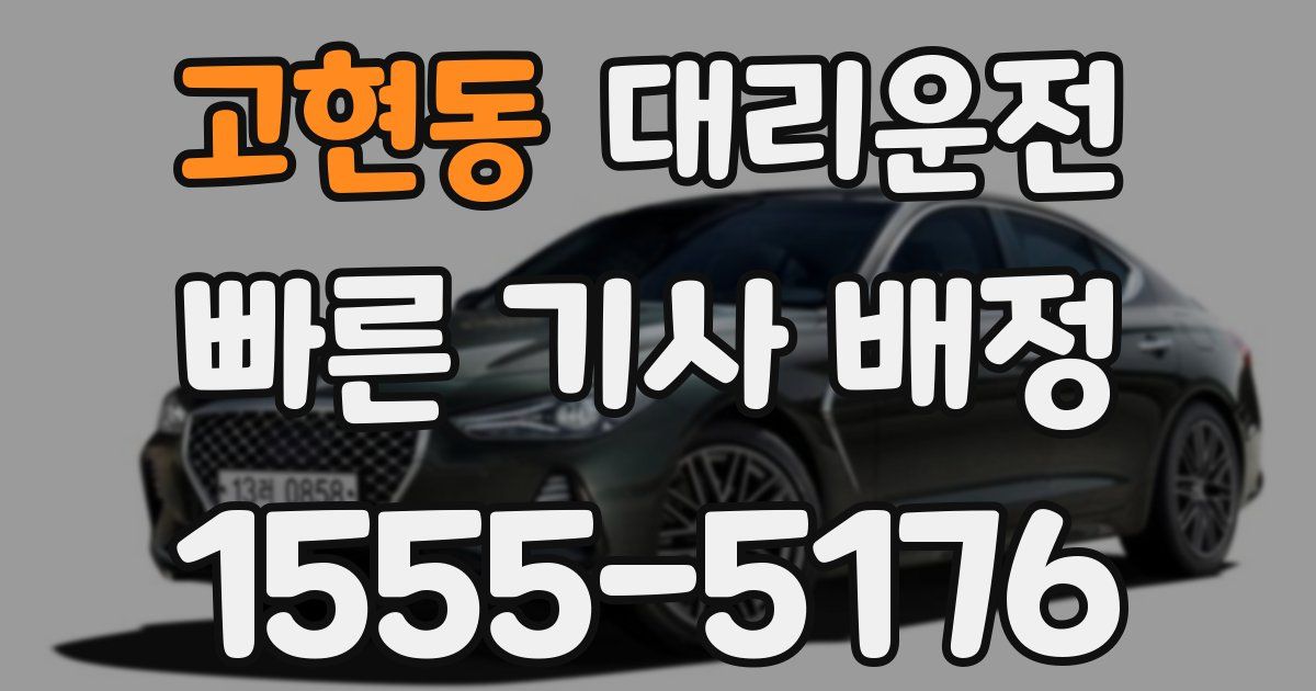 일일대리기사