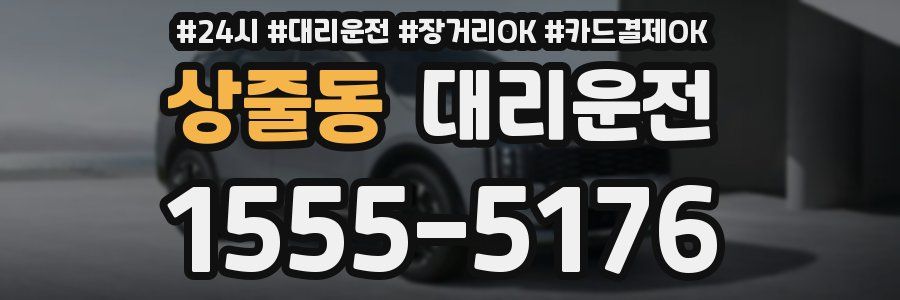 상줄동 대리운전