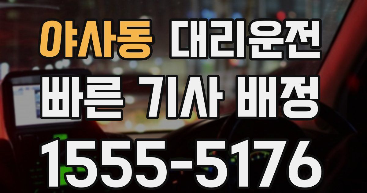일일대리기사