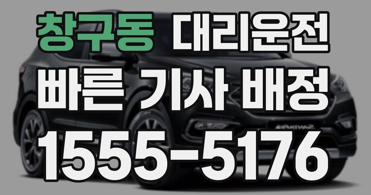 일일대리기사