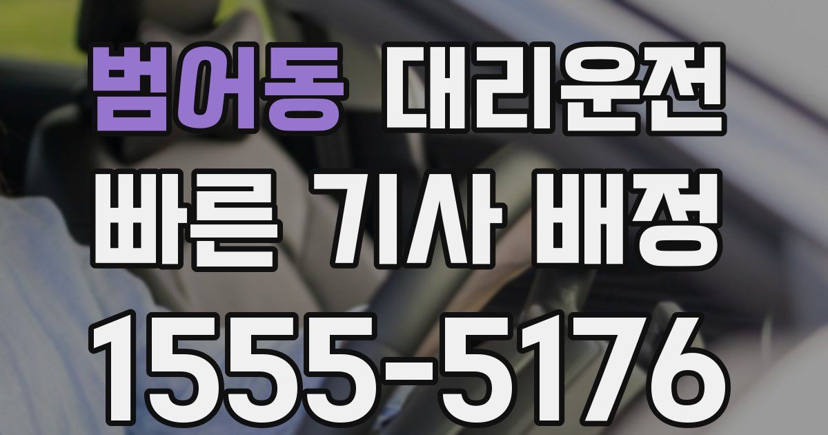 일일대리기사