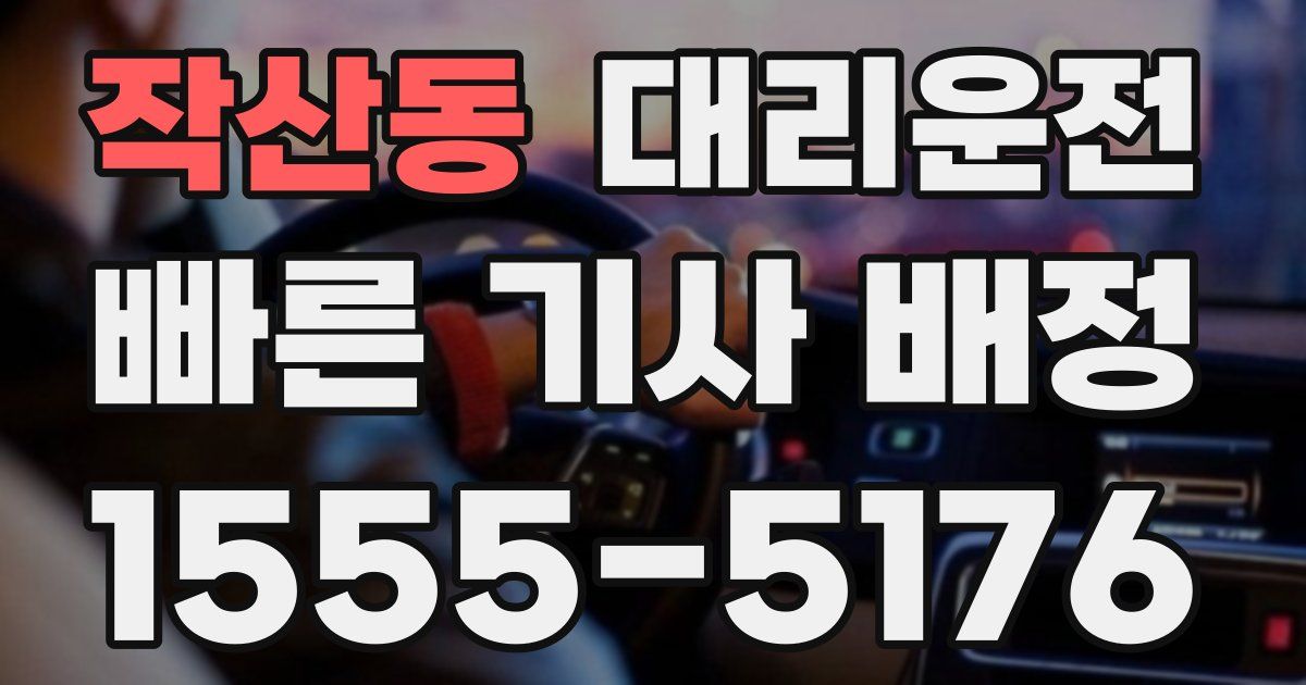 일일대리기사